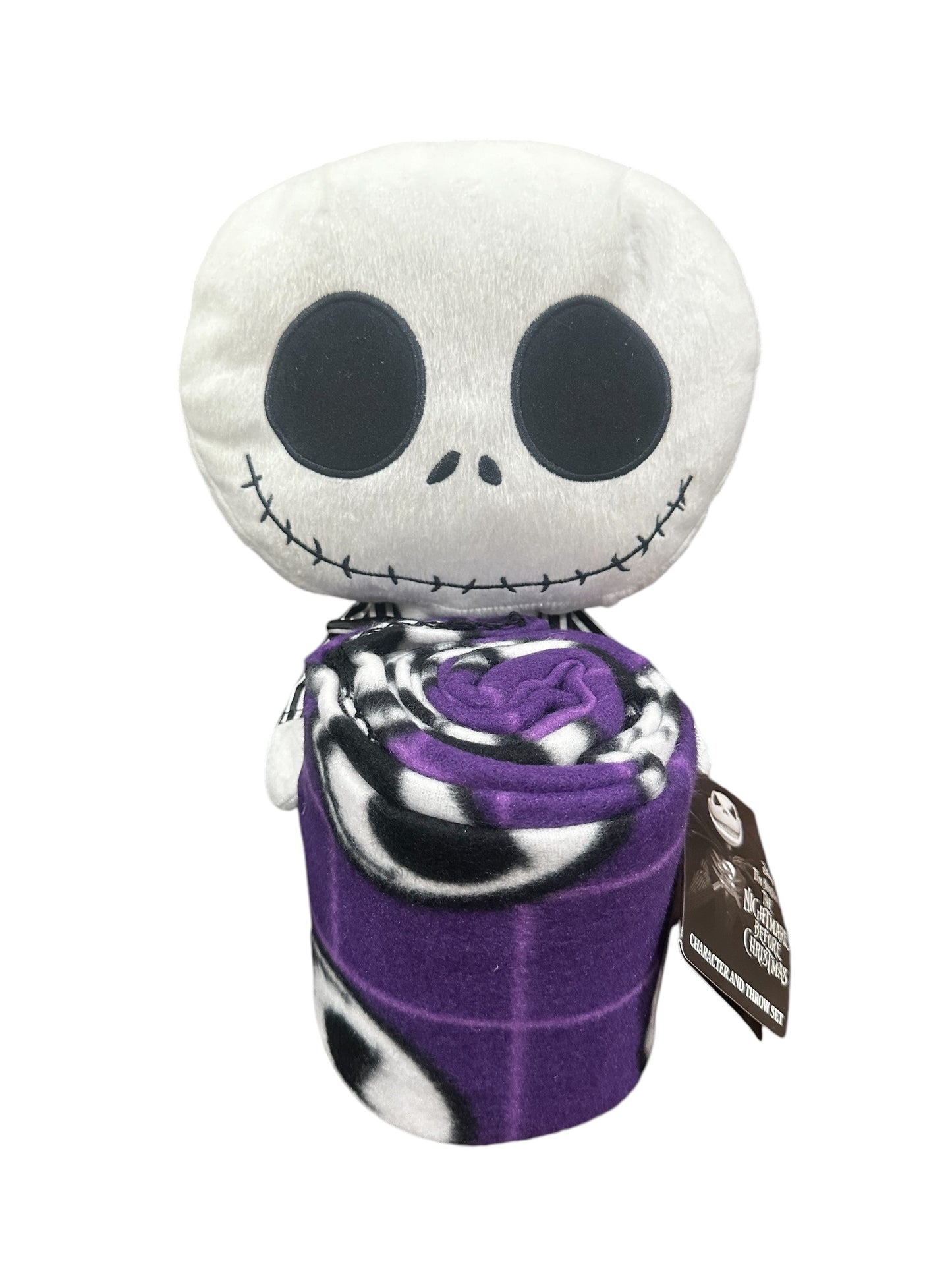 Nightmare Before Christmas Hugger & 40"x50" Throw Blanket Jack Skellington Body Pillow