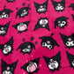 Kuromi Hugger & 40"x50" Fleece Throw Blanket & Body Pillow