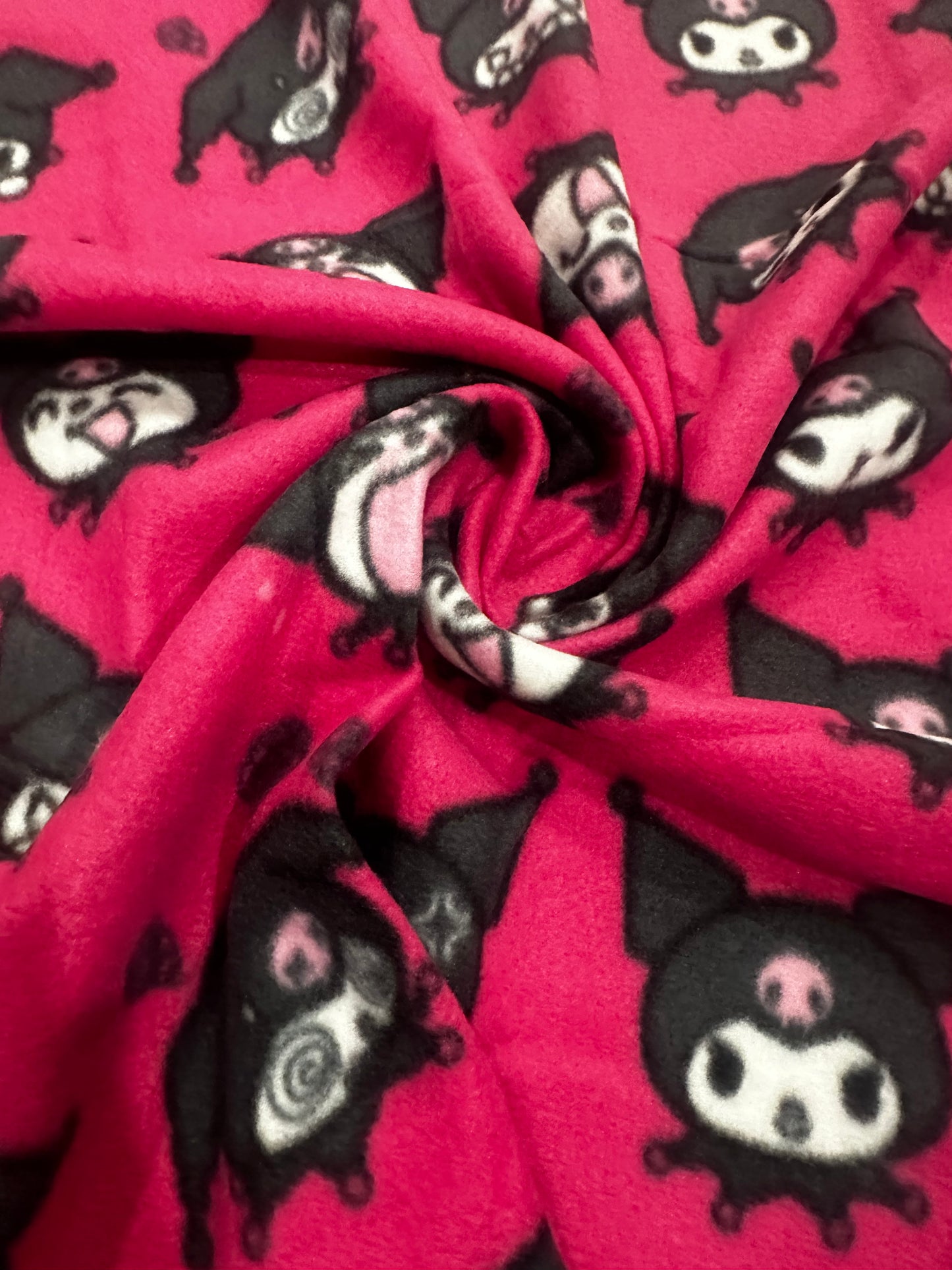 Kuromi Hugger & 40"x50" Fleece Throw Blanket & Body Pillow