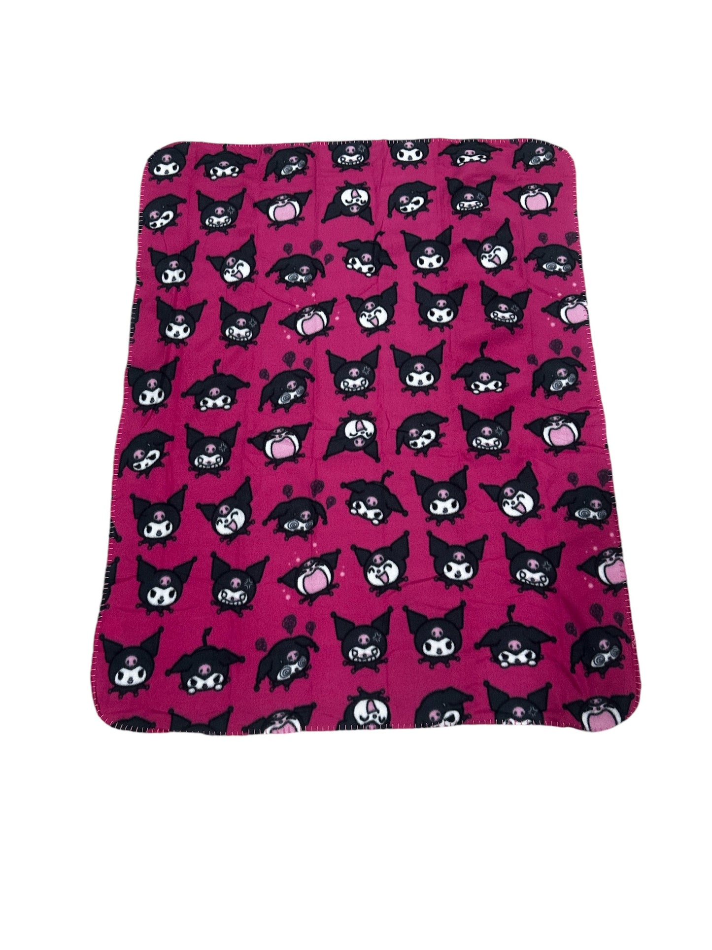 Kuromi Hugger & 40"x50" Fleece Throw Blanket & Body Pillow