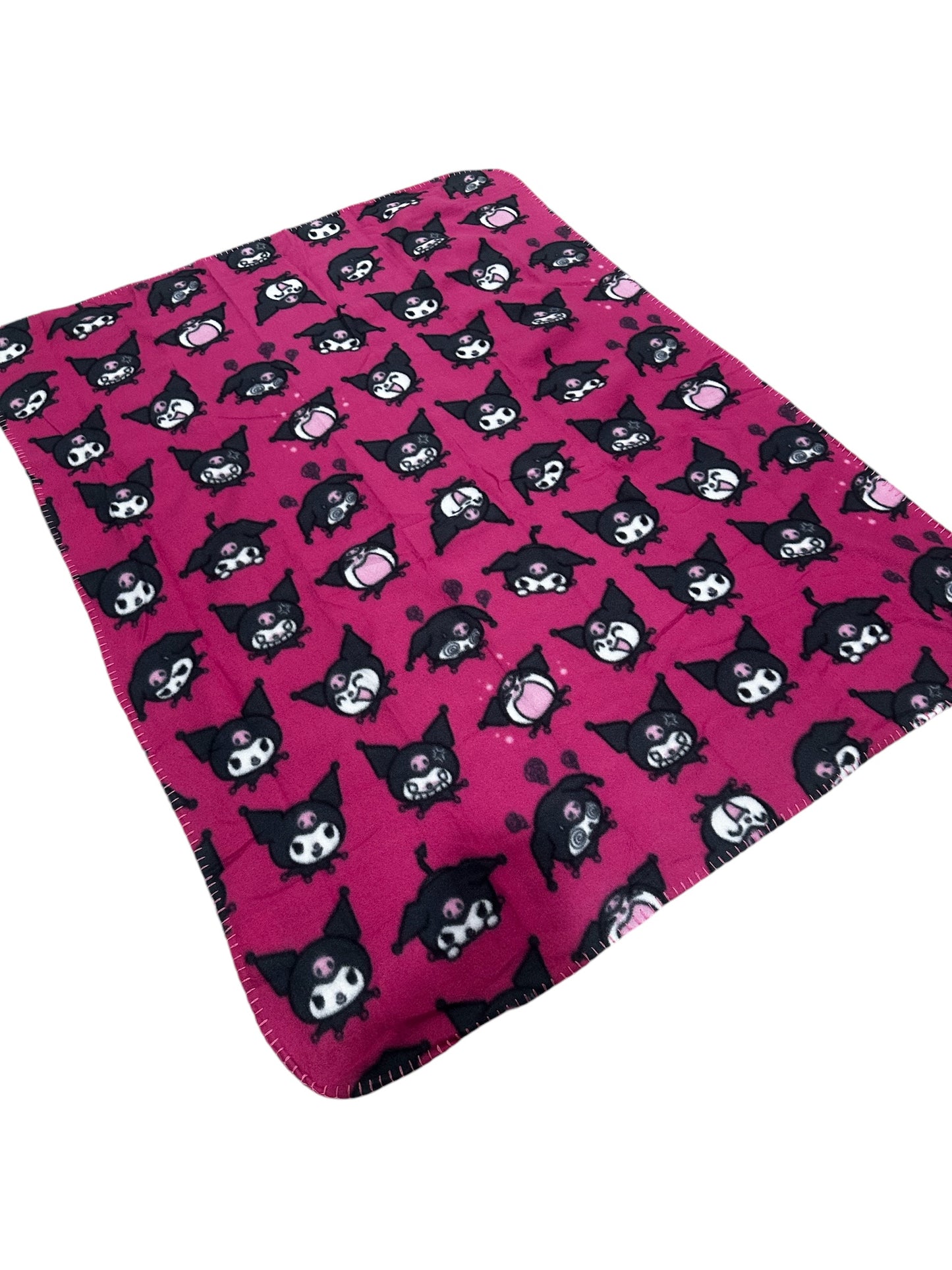 Kuromi Hugger & 40"x50" Fleece Throw Blanket & Body Pillow