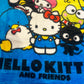 Hello Kitty & Friends Extra Soft Plush 60"x80" Twin Size Blanket "Friends Smile"