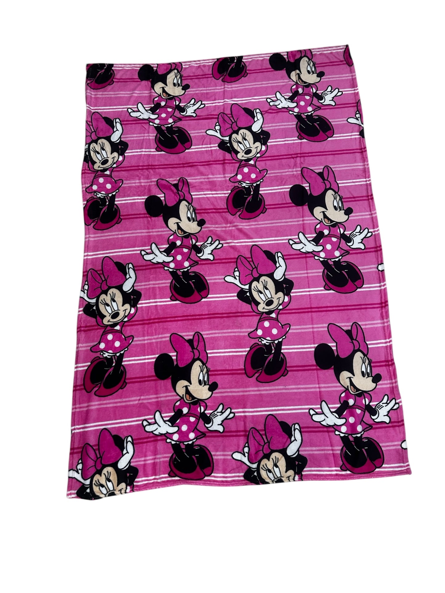 Minnie Mouse Fleece Kids 50"x70" Throw Blanket "Pretty in pink"