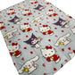 Hello Kitty & Friends Kuromi Cinnamonroll Fleece Kids 50"x70" Throw Blanket "Cooking with love"