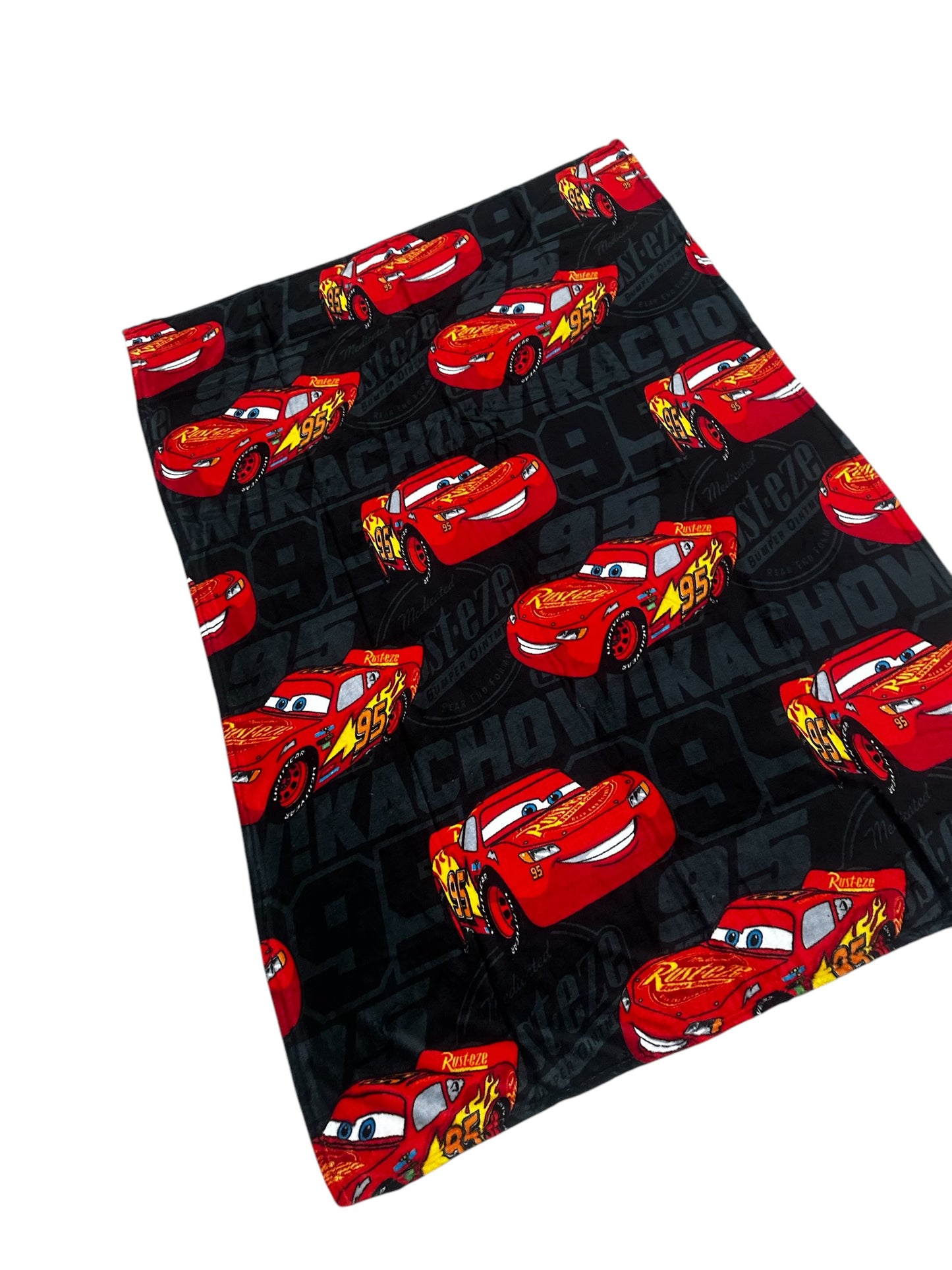 Disney Cars Fleece Kids 50"x70" Throw Blanket "Kachow"