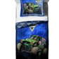 Monster Jam Twin/Full Reversible Comforter and Sham 2 piece set