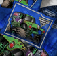Monster Jam Twin/Full Reversible Comforter and Sham 2 piece set