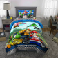Kids Bedding Super Mario Soft Microfiber Reversible Comforter, Twin Mario Kart