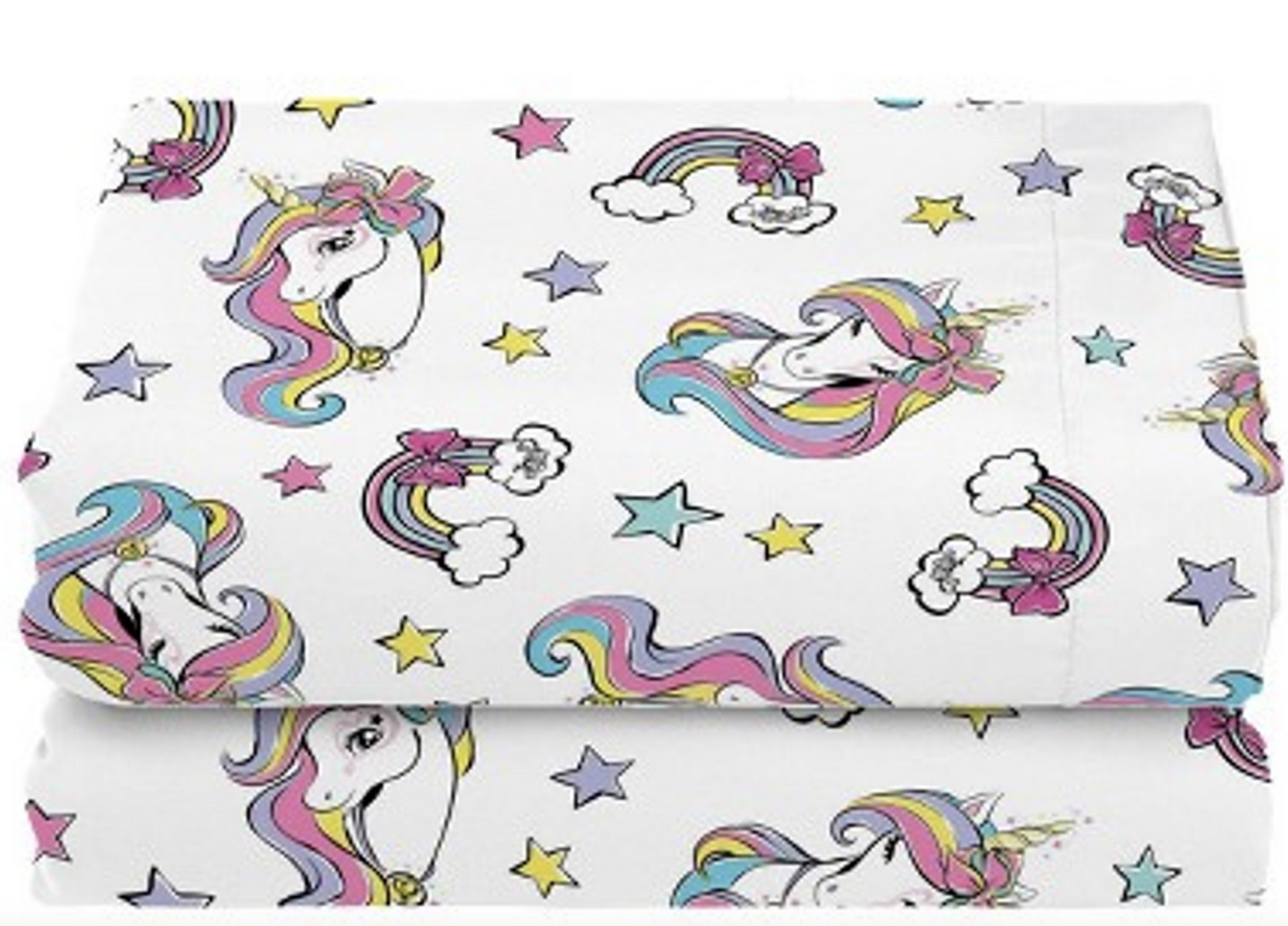 Nick Jr. Jojo Siwa Believe in Unicorns Full Size Sheet Set