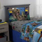 Jurassic World Twin Bedding Reversible Comforter Set 4 Pieces