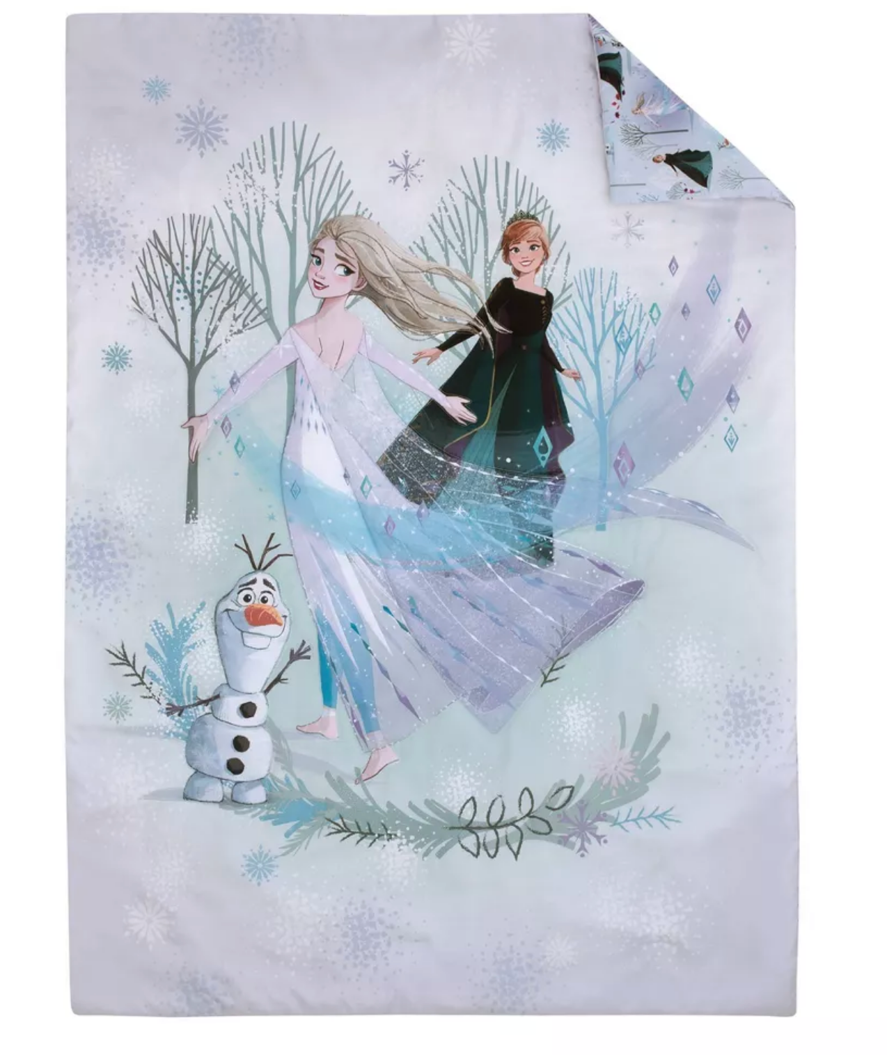 4 Pieces Frozen Royally Cool Toddler - Crib Size Bedding Comforter Set