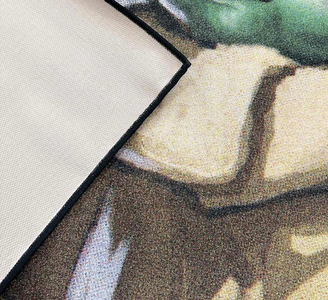 Star Wars Mando  Baby Yoda Kids Area Rug Room Decor 52" x 68" Non Skid Play Mat