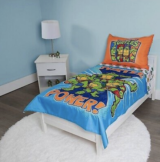 TMNT Teenage Mutant Ninja Turtles Toddler Set Crib Size Bedding