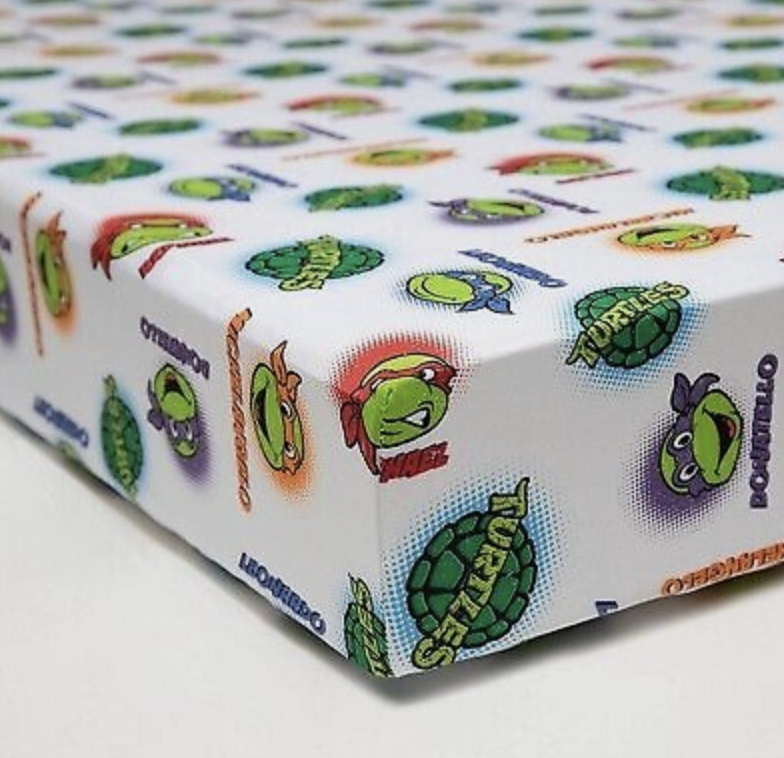 TMNT Teenage Mutant Ninja Turtles Toddler Set Crib Size Bedding