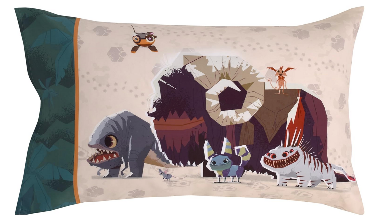 Star Wars Galaxy of Creatures Toddler - Crib Size Bedding Comforter Set 4 Pieces