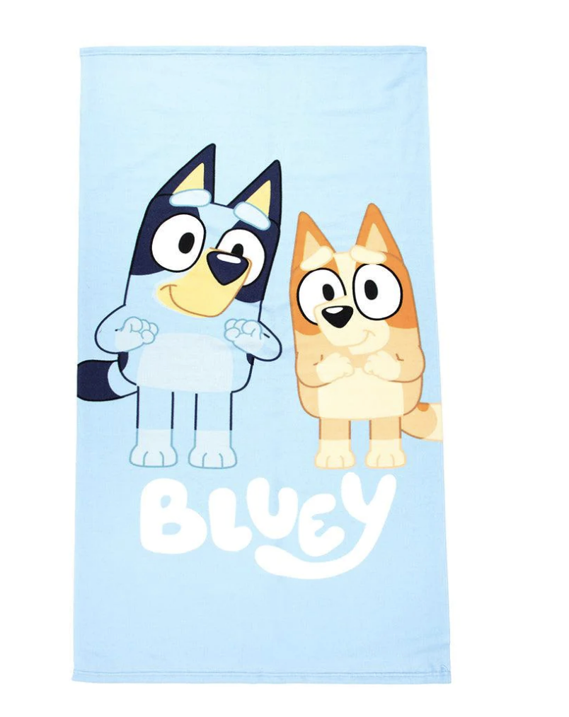 Bluey 27"x54" Polyester Microfiber Pool Bath Beach Towel