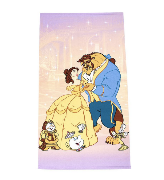 Belle Beauty and The Beast Polyester Microfiber Pool Bath Beach Towel 27"x54"