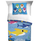 Baby Shark Soft Reversible Comforter Kids Bedding  Twin/Full 2 Pieces