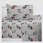 3 Pieces Twin Snoopy Peanuts Sledding All The Way Flannel Sheet Set