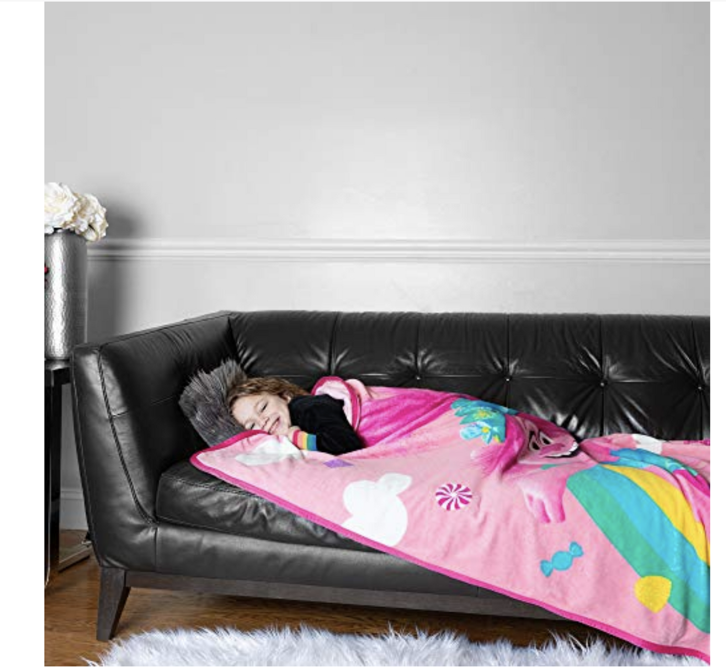 Trolls World Tour Super Soft Fleece Throw 46"x60" Blanket