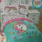 5 Pieces Jojo Siwa Believe in Unicorns Full Comforter Bedding Set