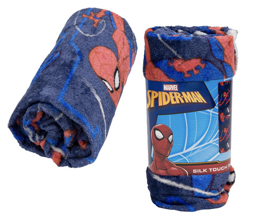 Spiderman Super Soft Fleece Throw 40"x50" Kids Blanket