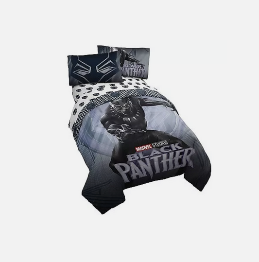 Black Panther 2 Twin Comforter - Kids Bedding Comforter Only