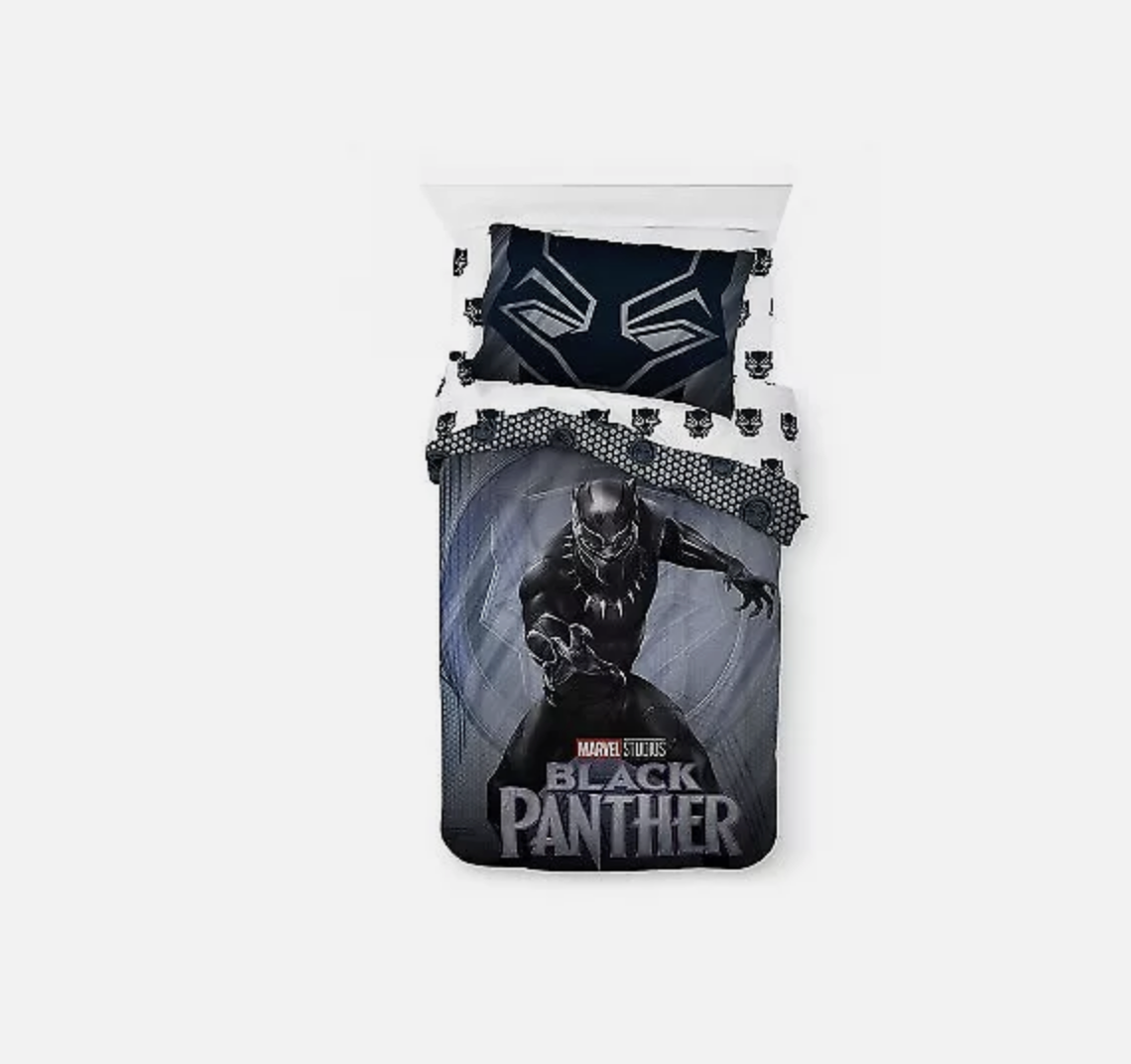 Black Panther 2 Twin Comforter - Kids Bedding Comforter Only