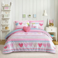 Urban Playground Daphne 5-Piece Heart Full Comforter Queen Bed Set
