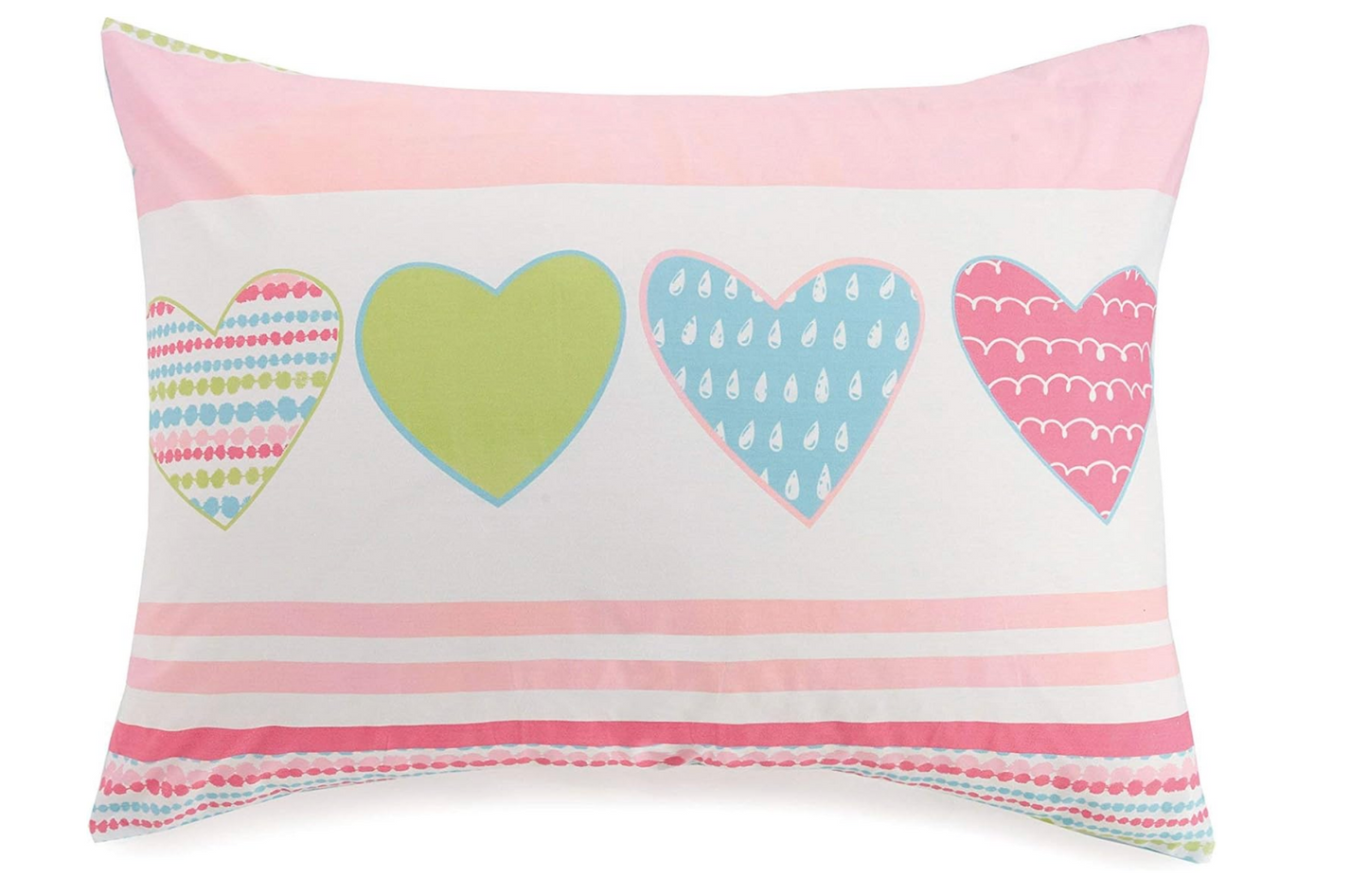 Urban Playground Daphne 5-Piece Heart Full Comforter Queen Bed Set