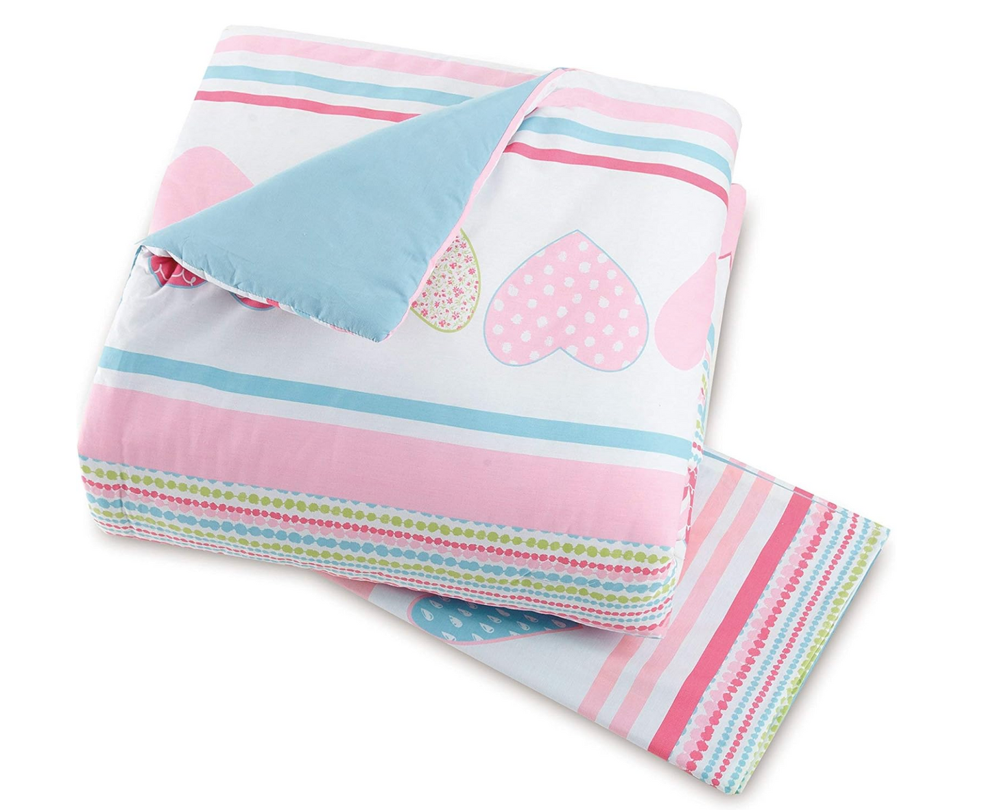 Urban Playground Daphne 5-Piece Heart Full Comforter Queen Bed Set