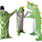 Wearable Dinosaur Blanket (XS fit for Height 3'9"-4'3" Cosplay Dinosaur Costume)