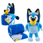 Bluey Hugger & 40"x50" Fleece Throw Blanket & Body Pillow