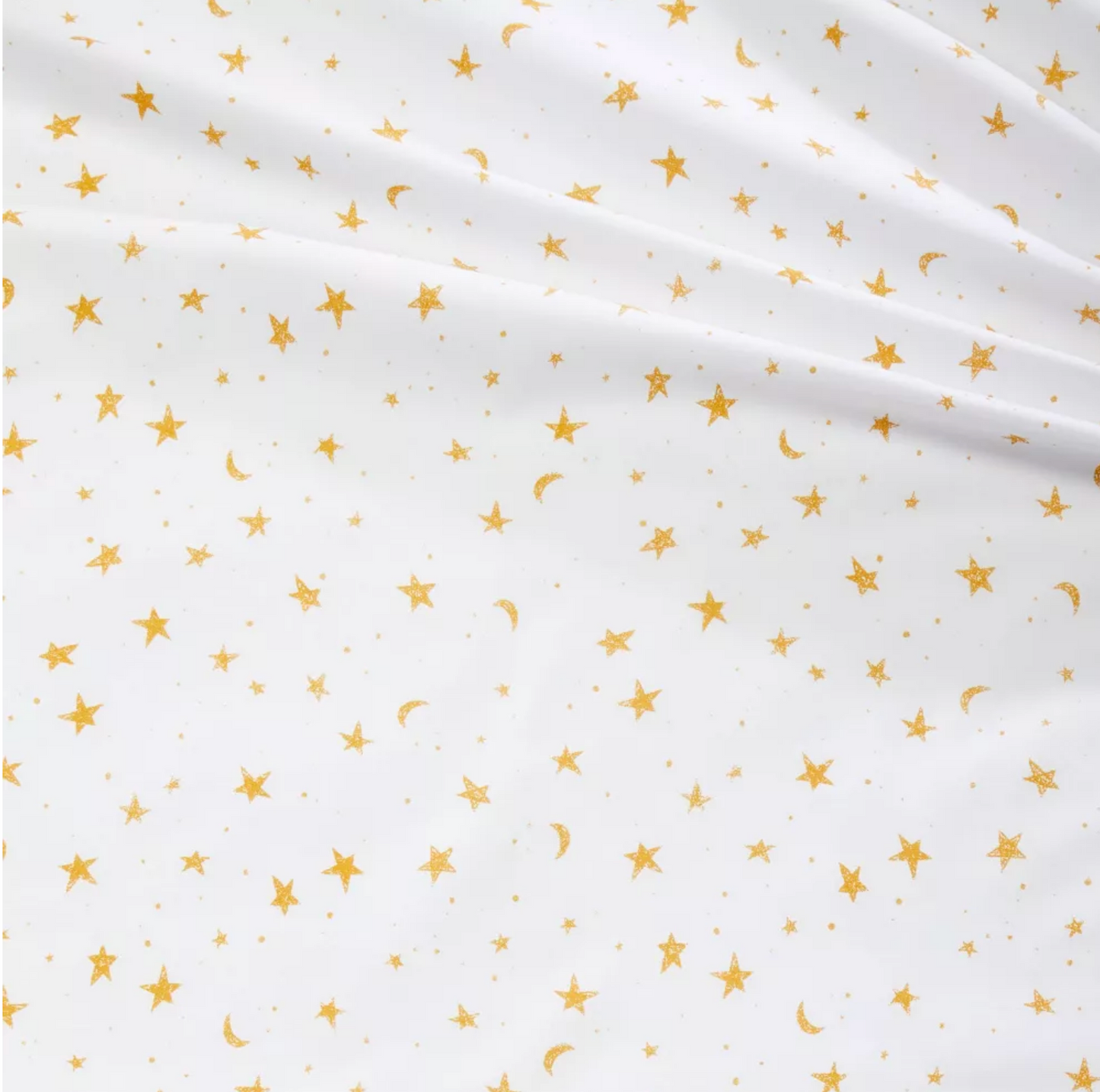 4 Pieces Full Size Moon And Stars Sheet Set 100% Cotton