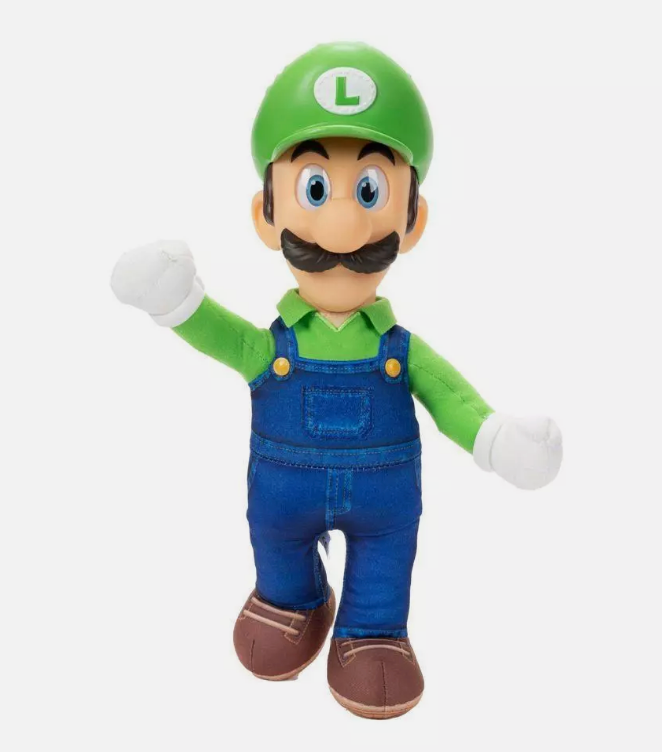 Nintendo The Super Mario Bros. Movie Luigi Poseable Plush