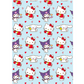 Hello Kitty & Friends Kuromi Cinnamonroll Fleece Kids 50"x70" Throw Blanket "Cooking with love"