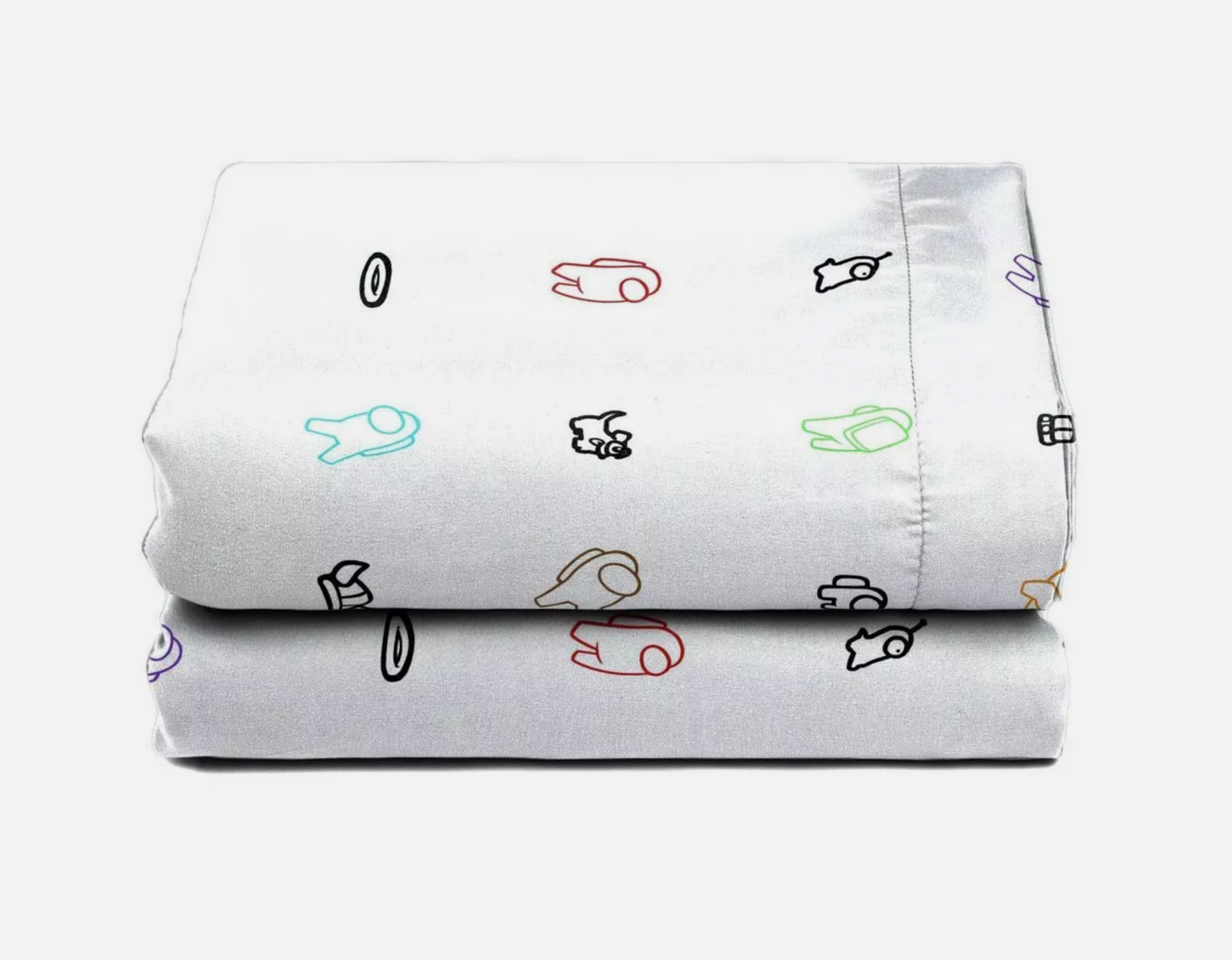 5 pieces Twin Among Us Bed in a Bag Bedding Set Reversible Comforter