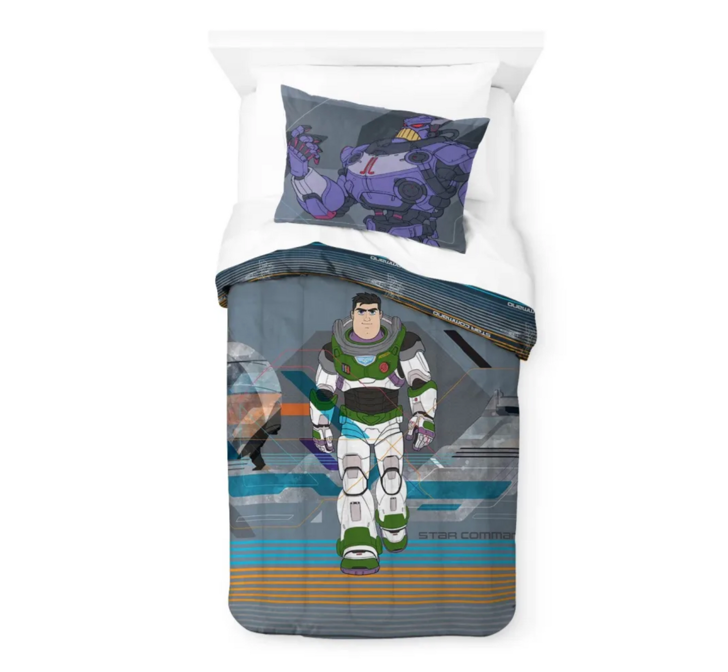 Buzz Lightyear Twin/Full Reversible Comforter and Sham 2 piece set