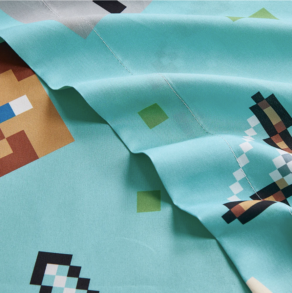 Minecraft 'Blocks" Twin Size 3 Pieces Sheet Set