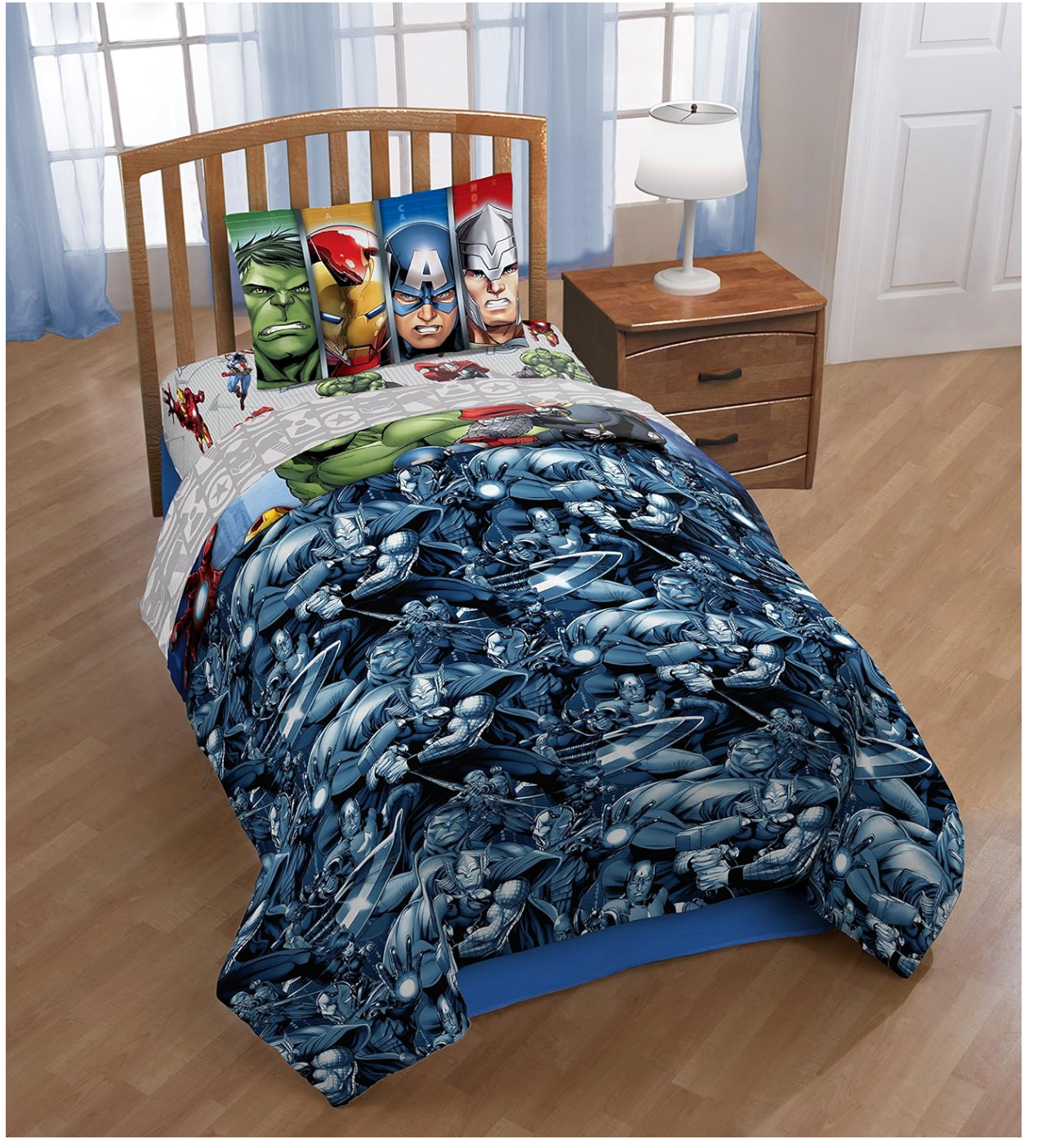 Avengers Classic Halo Twin Kids Reversible Comforter - Comforter Only