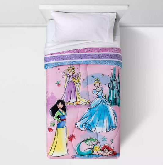 Princess Fairytales and Dreams Twin Comforter - Comforter Only