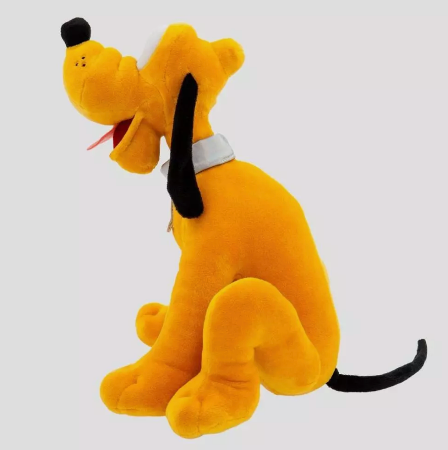 Disney 100 Year 12" Pluto Plush Platinum Collar Commemorates Disney's 100th