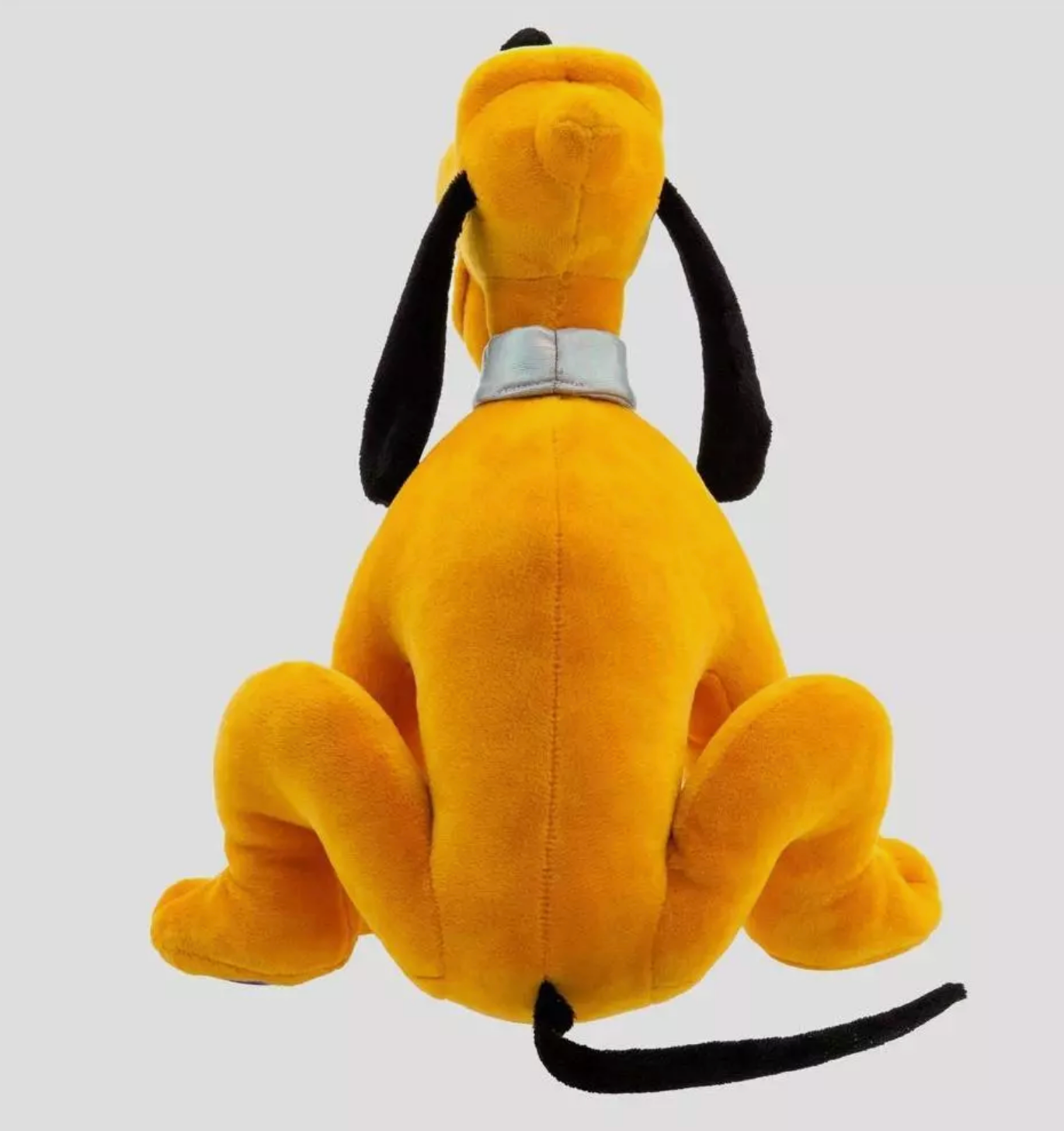 Disney 100 Year 12" Pluto Plush Platinum Collar Commemorates Disney's 100th