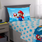5 pieces Twin Super Mario Bed in a Bag Bedding Set Reversible Comforter