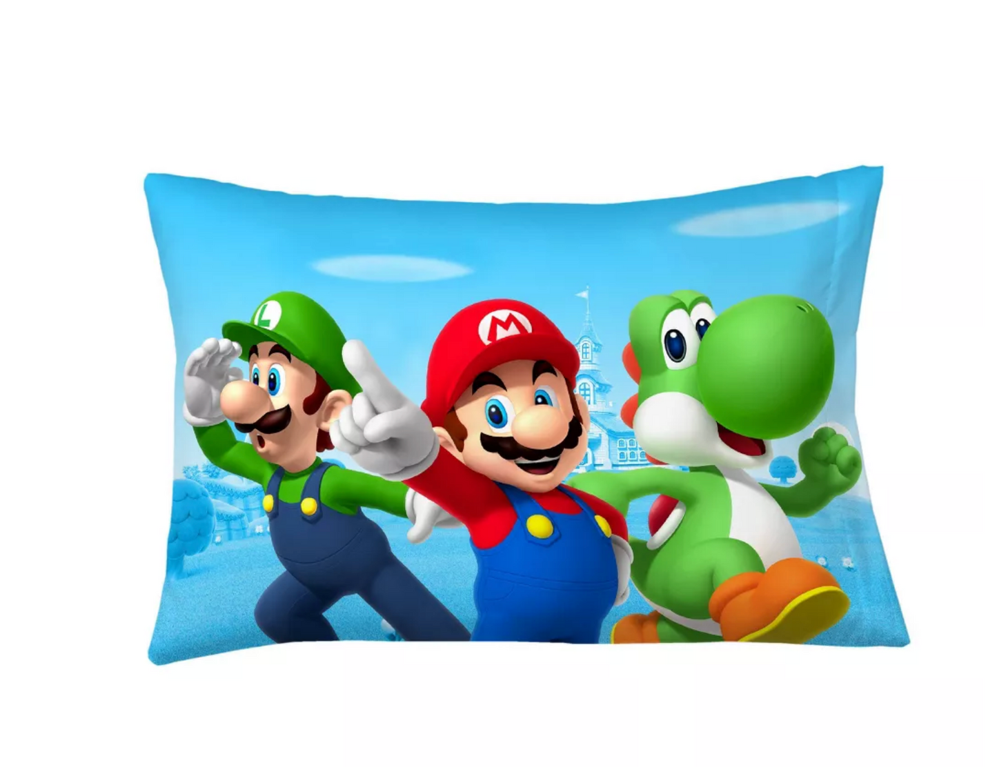 5 pieces Twin Super Mario Bed in a Bag Bedding Set Reversible Comforter