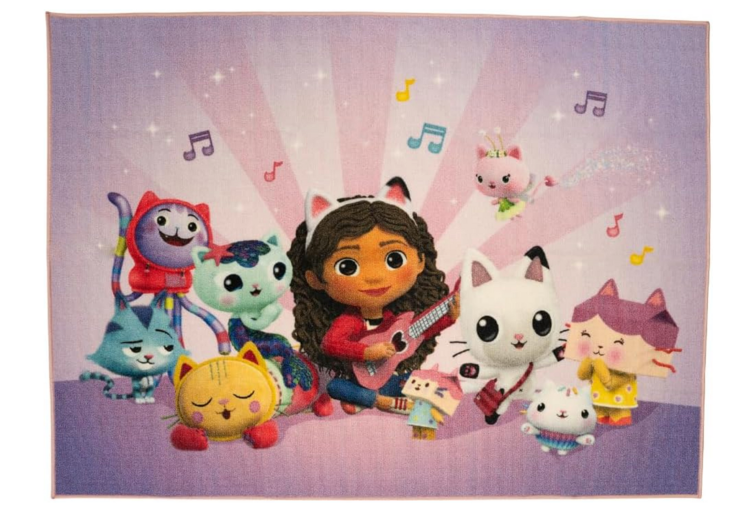 Gabby's Dollhouse Kids Area Rug Room Decor 52" x 69" Non Skid Play Mat