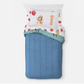 5 pieces Twin Bluey Bed in a Bag Bedding Set Reversible Comforter