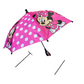 Minnie Mouse Pink Polka dot Kids Stick Umbrella with Clamshell Handle 21"