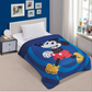 Mickey Mouse Twin Bedding Bedspread, Flat Sheet, Fitted Sheet Pillowcase 4 Pieces Set