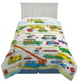 Richard Scarry's Busy World Book Kids Reversible Comforter, Twin/Full